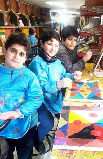 مدرسه راه امیرکبیر، عکس کلاس های کار و خلاقیت دبستان پسرانه راه امیر کبیر