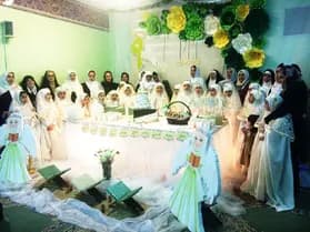 مدرسه زینبیه، عکس  یادگاری جشن تکلیف دبستان دخترانه زینبیه 