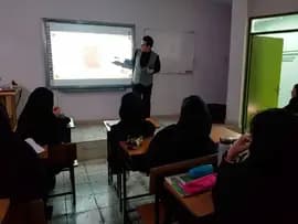 مدرسه بشرا، فضای کلاس دبیرستان غیردولتی دوره دوم دخترانه بشرا منطقه 2