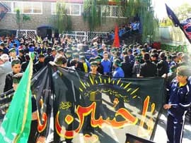 مدرسه جاوید، برگزاری مراسم عزاداری سید الشهدا در مدرسه ی جاوید 