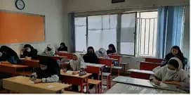 مدرسه هاجر، عکس از برگزاری ارزشیابی هماهنگ پایه ششم